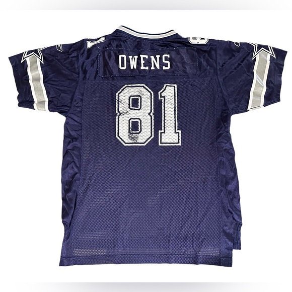 Reebok youth Dallas cowboys football jersey# 81 owens XL - Picture 2 of 6